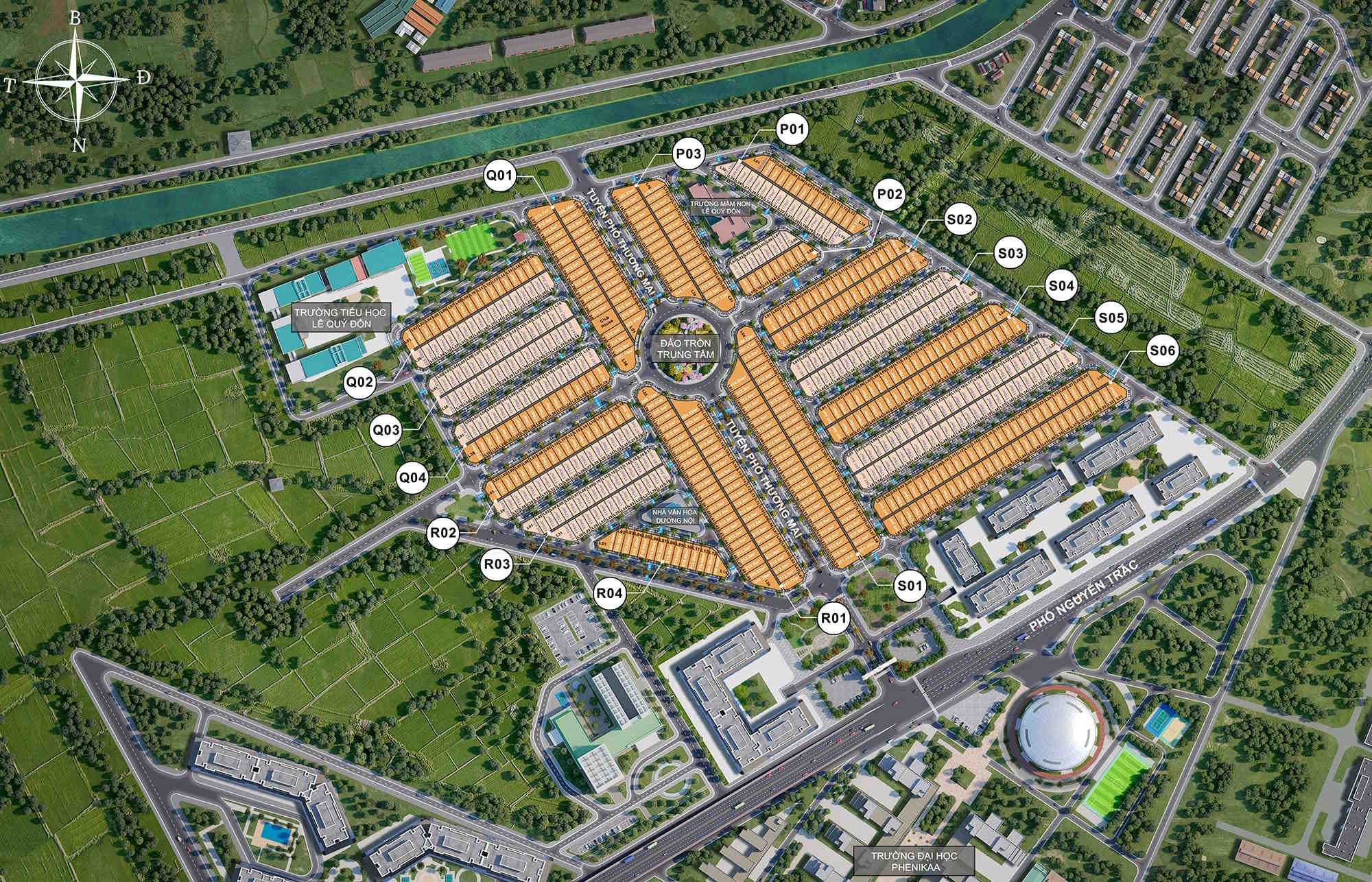 Tổng mặt bằng Solasta Mansion Dương Nội