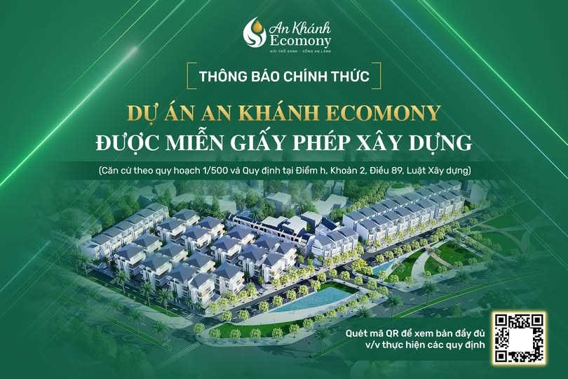 Thông báo chính thức Dự án An Khánh Economy được miễn phép xây dựng