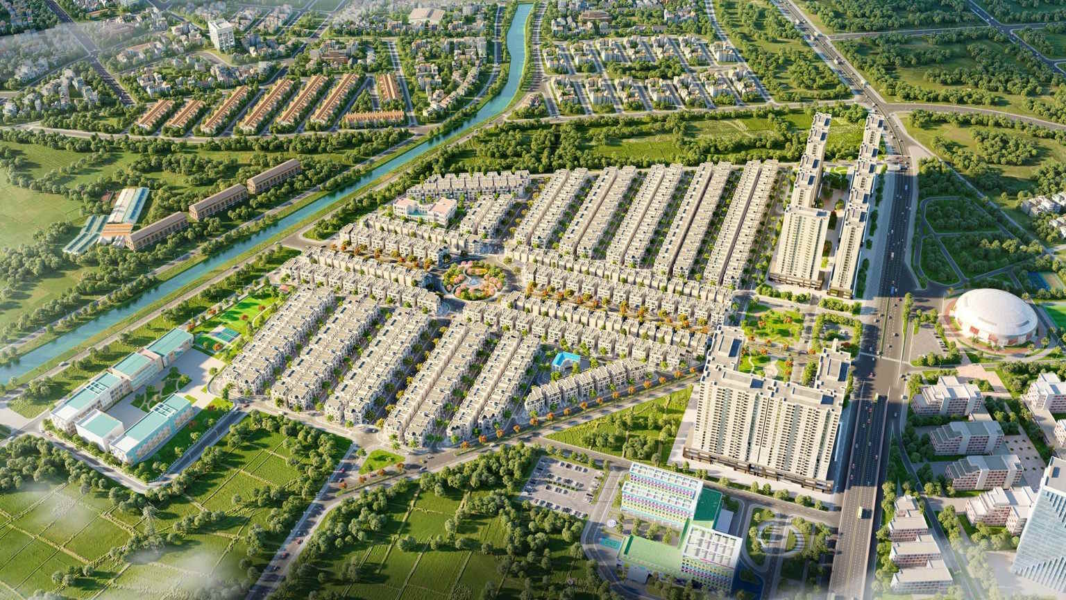 Phối cảnh Solasta Mansion Dương Nội