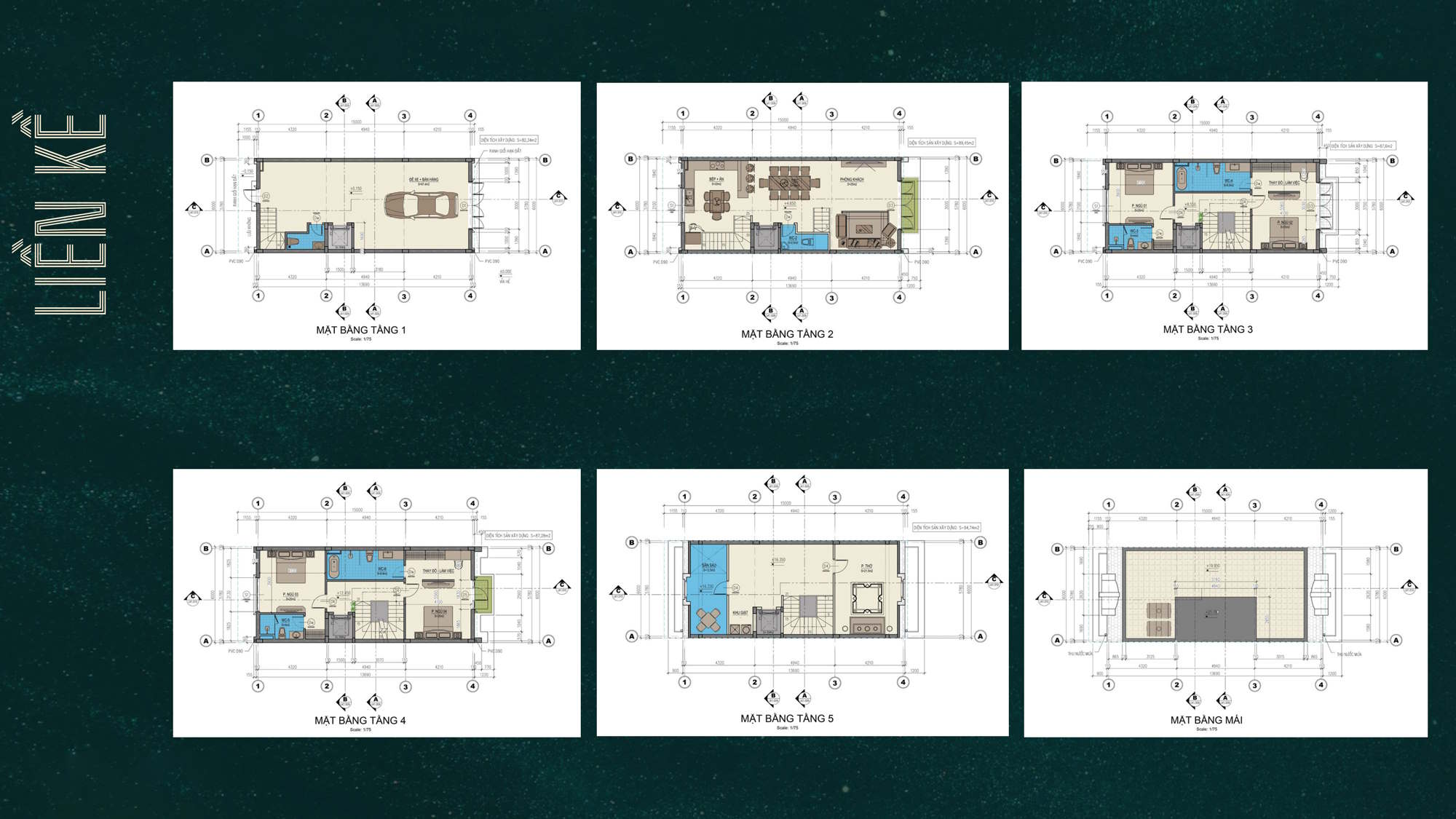 Mặt bằng thiết kế liền kề Sông Hồng Diamond City Hưng Yên