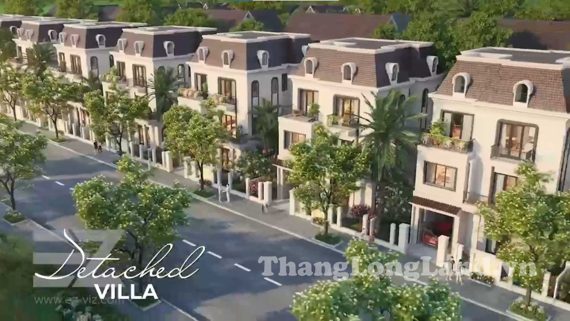 Không gian biệt thự đơn lập Giverny Hà Nội