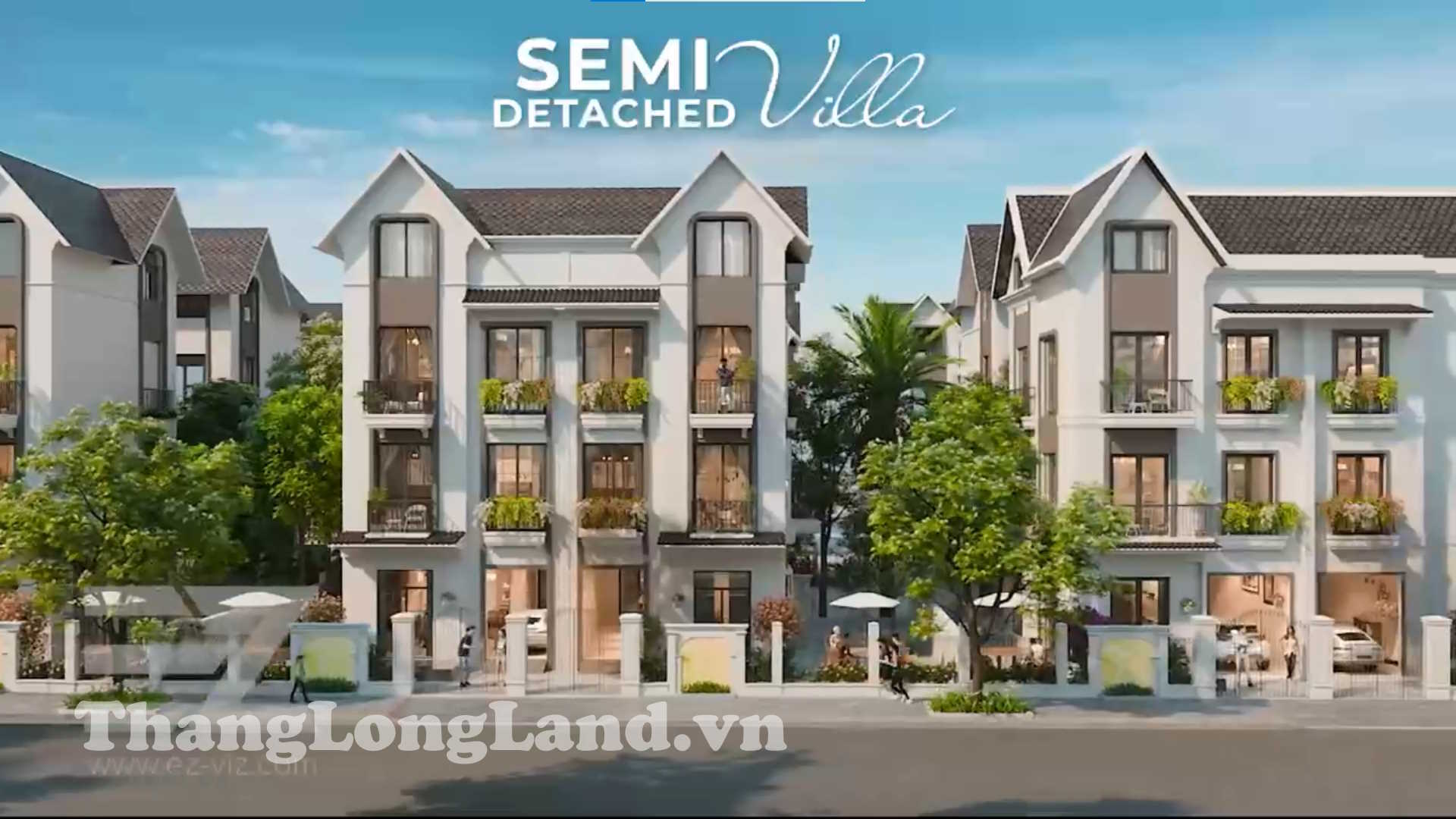 Biệt thự song lập tại Giverny Hà Nội - Làng hoa Tiền Phong
