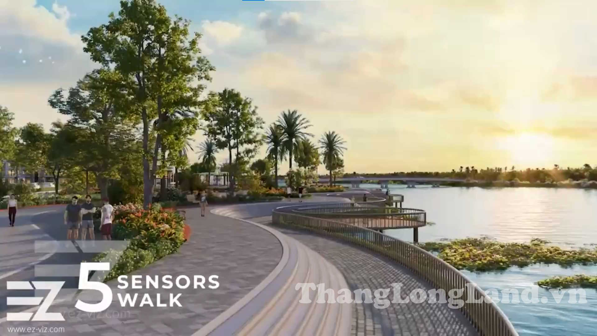 Đường dạo bộ 5 giác quan tại Giverny Hà Nội - Làng hoa Tiền Phong