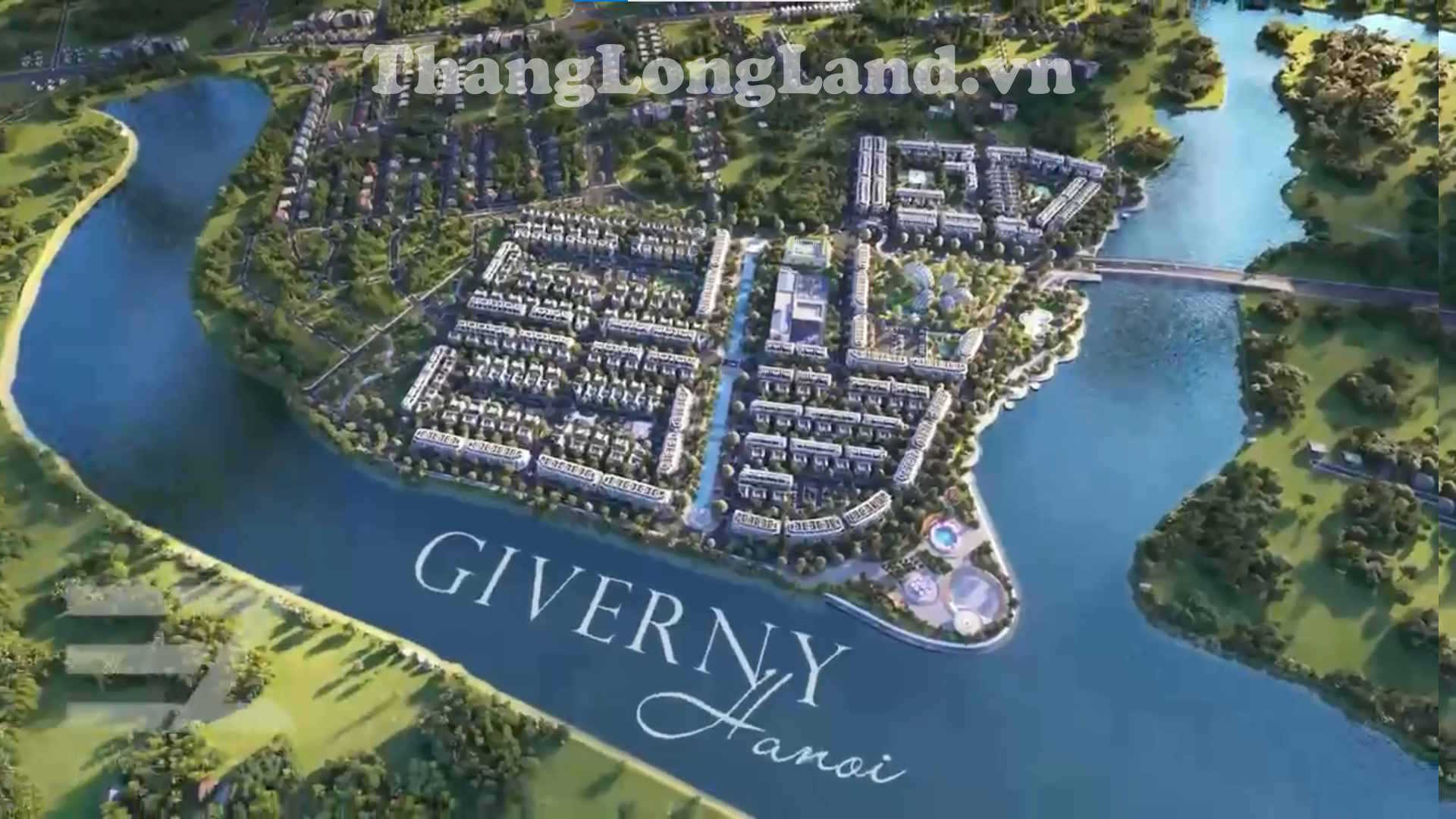 Phối cảnh tổng thể Giverny Hà Nội - dự án Làng Hoa Tiền Phong