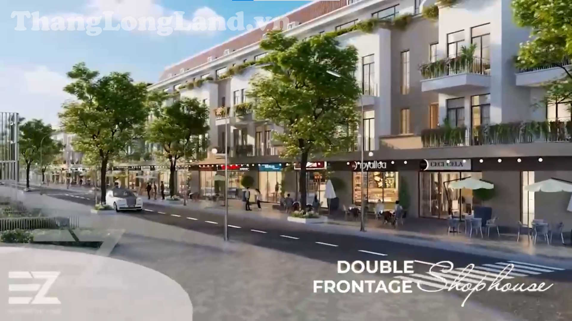 Shophouse hai mặt tiền tại Giverny Hà Nội
