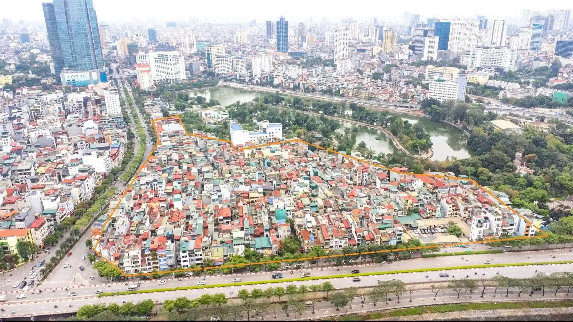 Quy hoạch làng Thủ Lệ: khu dân cư sát Công viên Thủ Lệ có thể thành đất cây xanh?