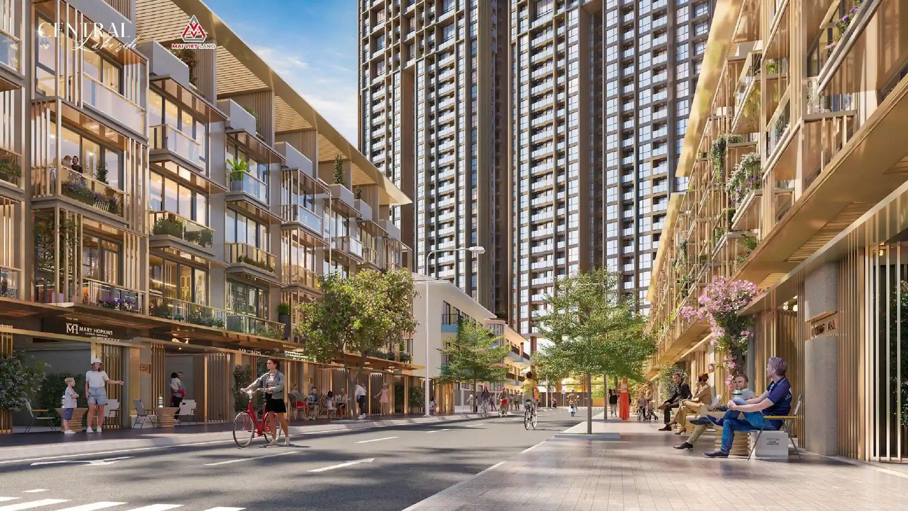 Thiết kế shophouse Central Lakeside