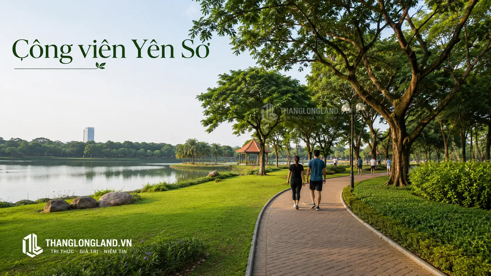 Công viên Yên Sở - tiện ích lá phổi xanh của Mandarin Garden 3