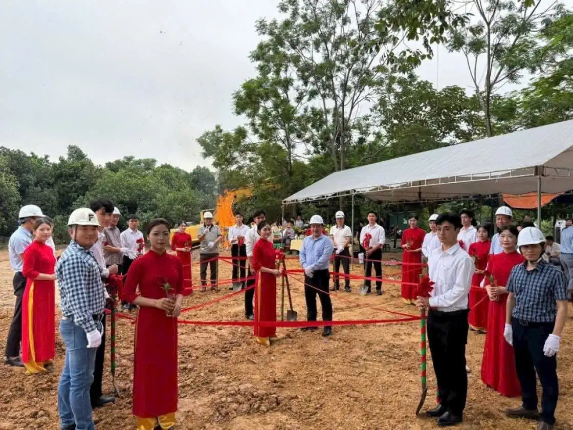 Hình ảnh lễ động thổ Flamingo Forest City Đông Anh