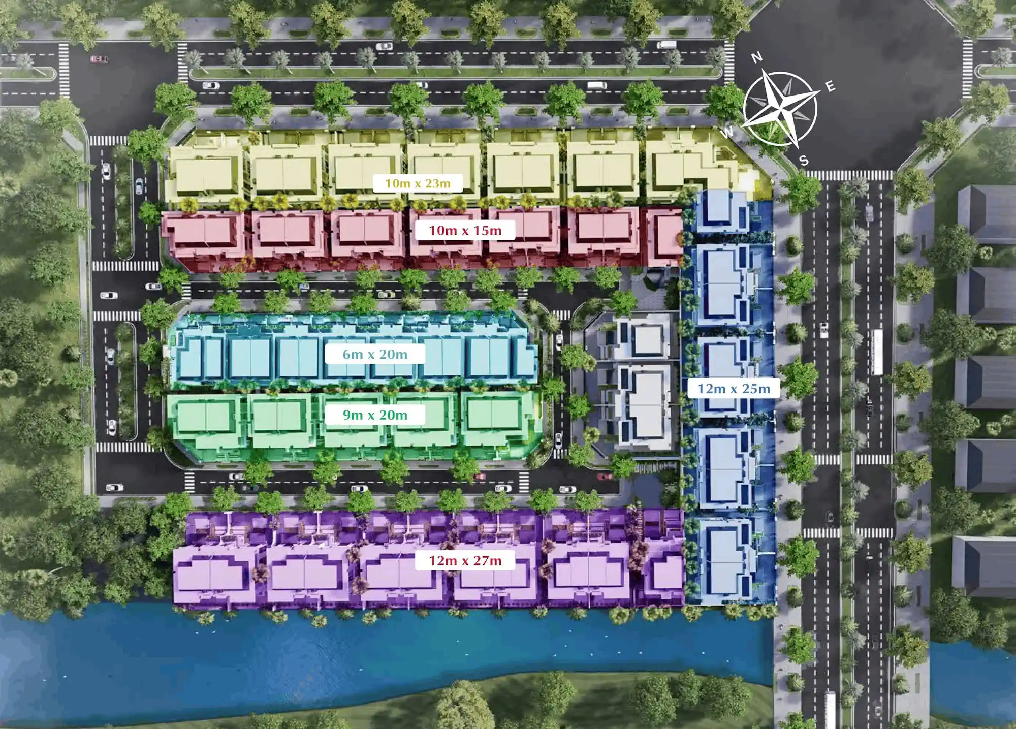 Mặt bằng Eden Residence Ciputra