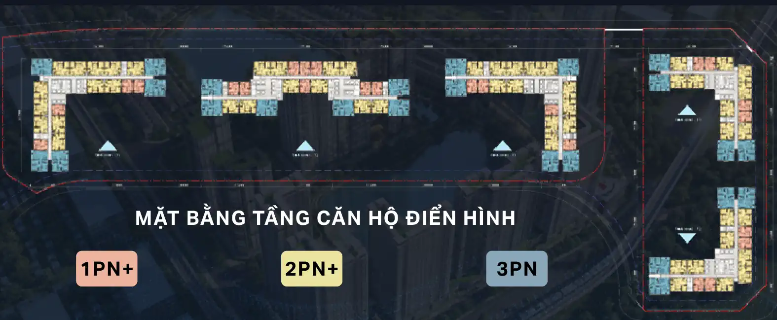 Mặt bằng The Centric - InterCentral Đông Anh