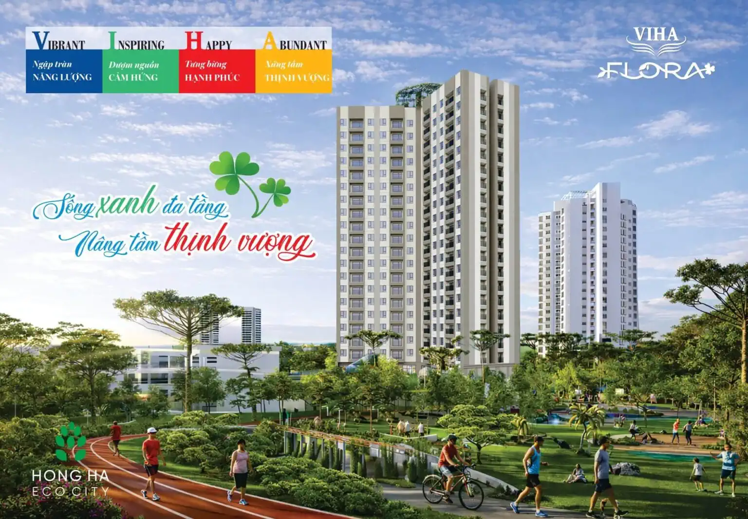 Viha Flora – Chung cư CT14 Hồng Hà Eco City