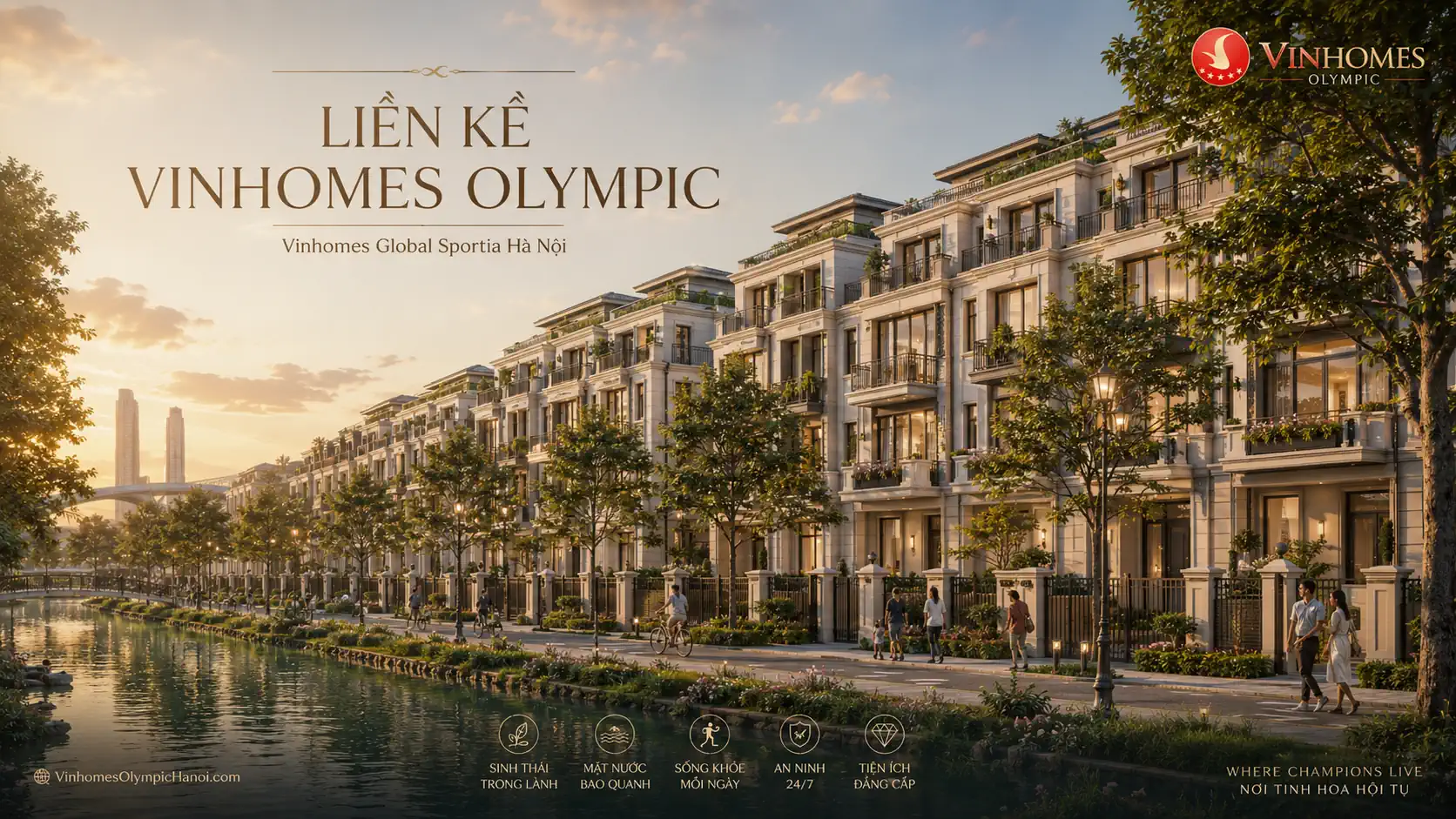 Liền kề Vinhomes Olympic - Vinhomes Global Sportia