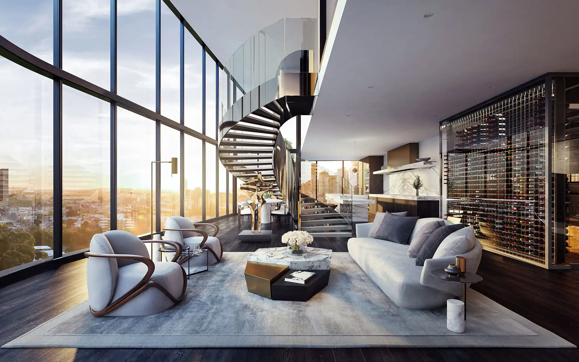 Căn hộ mẫu Penthouse