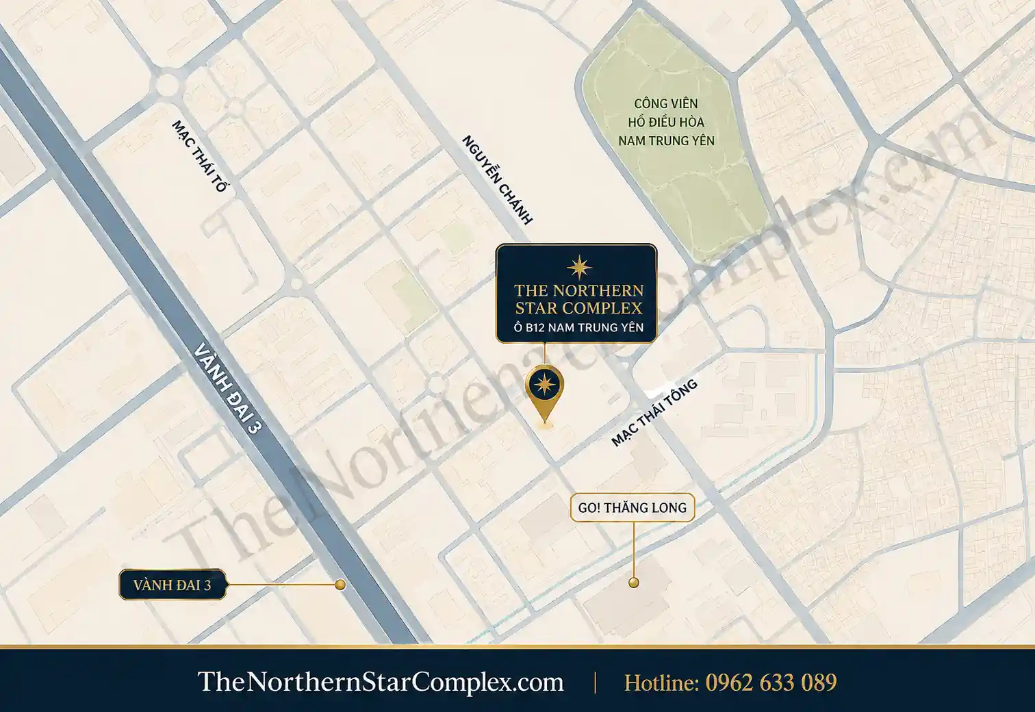 The Northern Star Complex Nam Trung Yên | Thông tin dự án B12