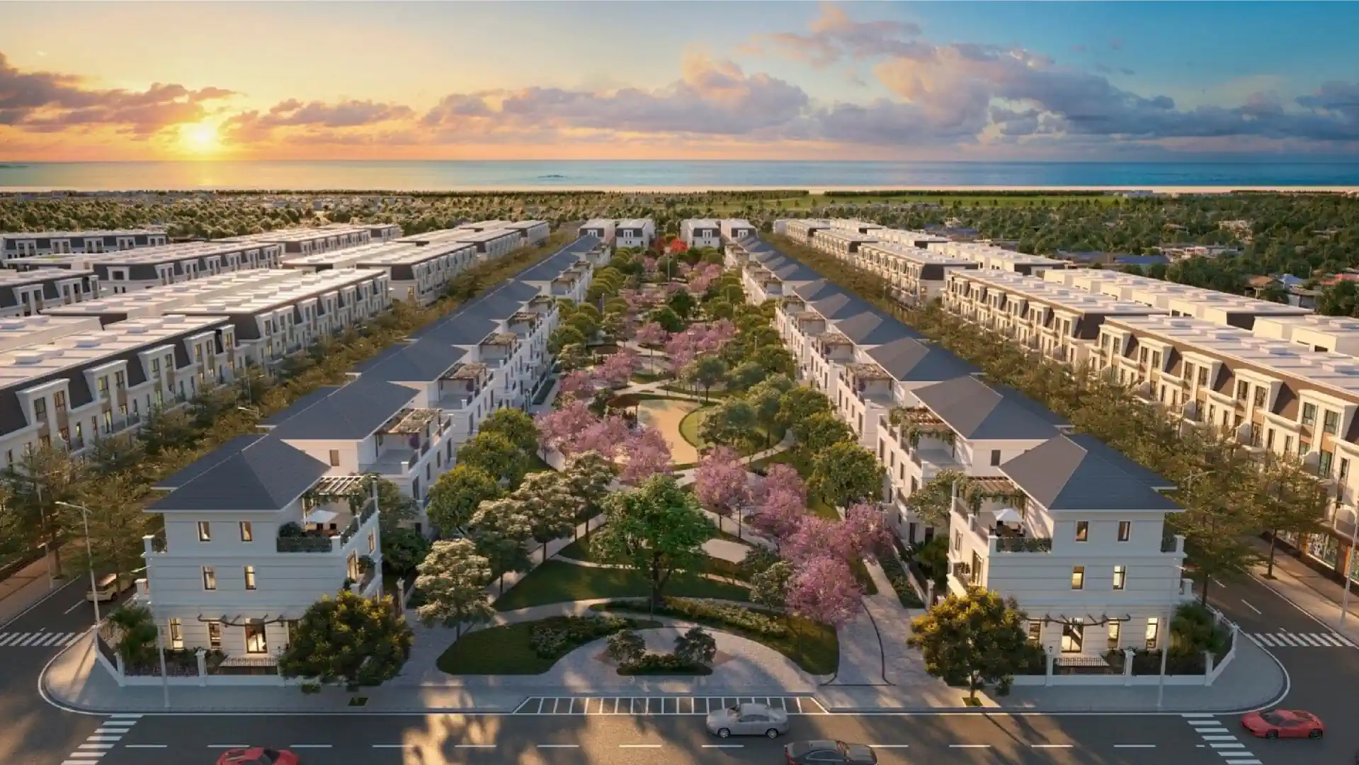 Đồng Văn Central Park: phối cảnh biệt thự