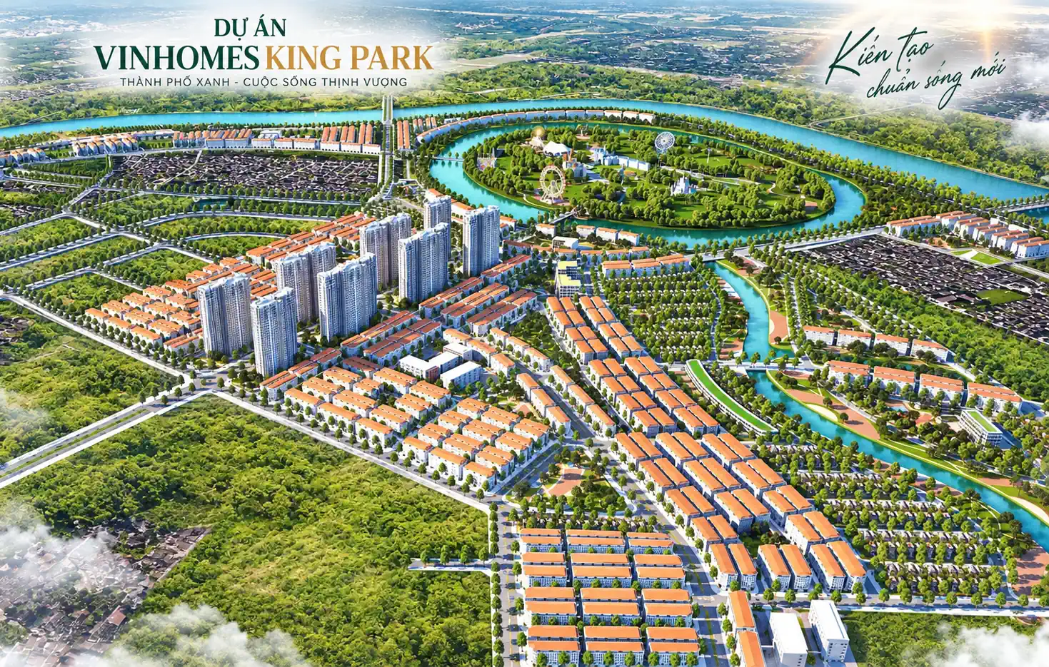 Phối cảnh Vinhomes King Park tại Bắc Ninh