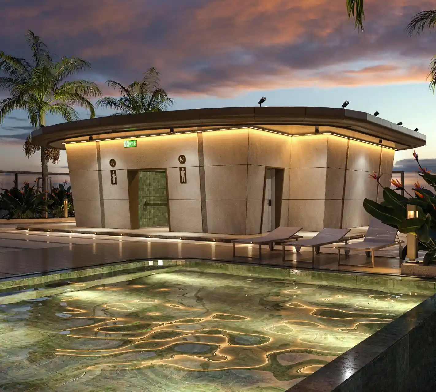 Bể bơi vô cực Tara Maison 2