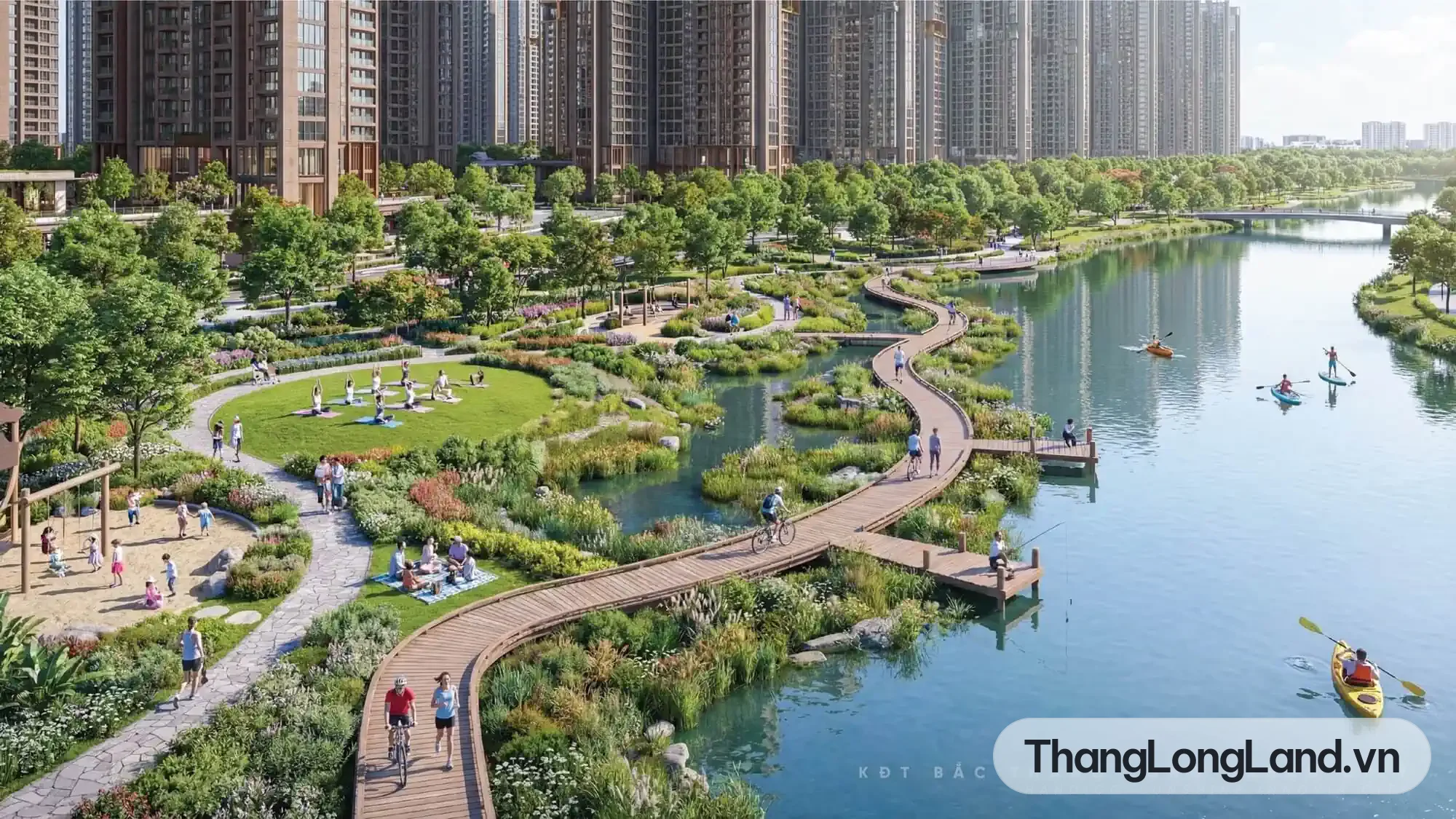 Handico Sunshine New Hanoi – Cảnh quan ven hồ