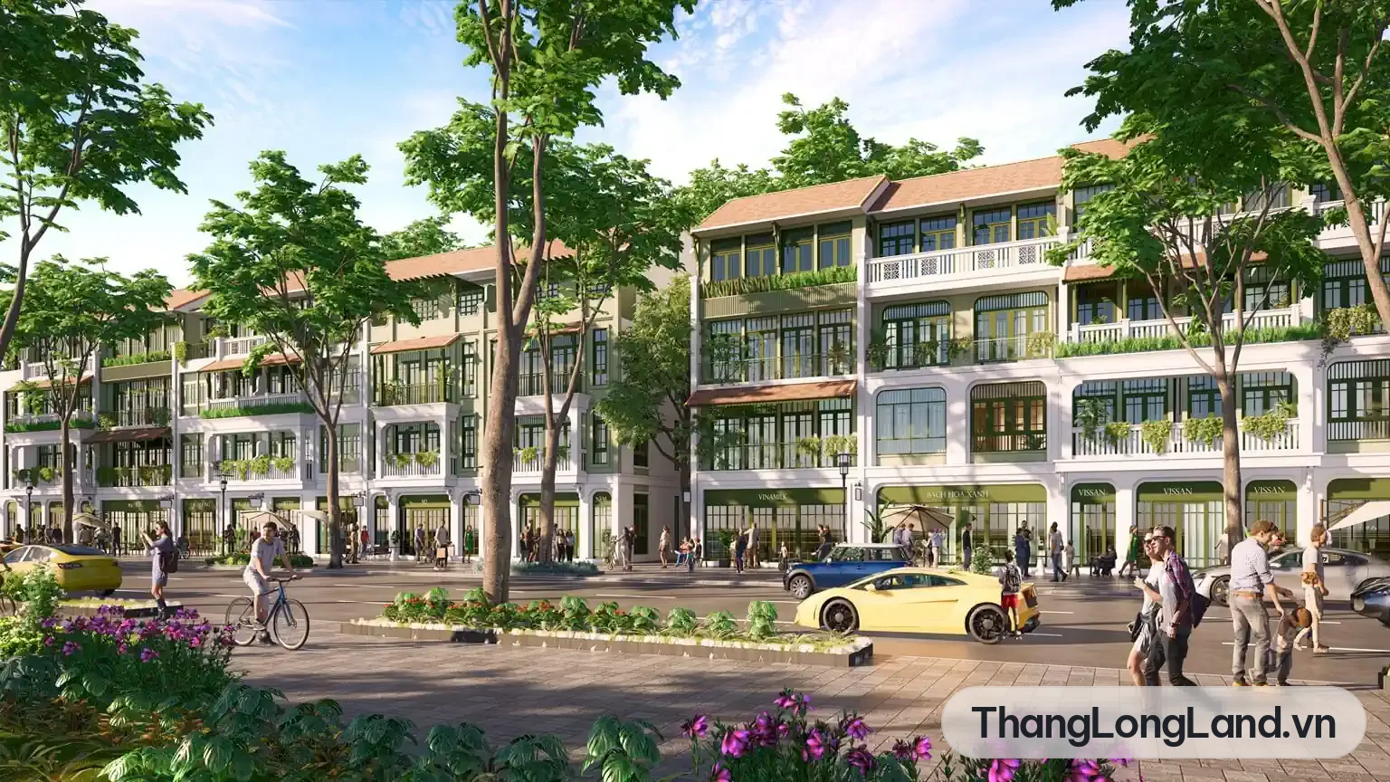 Handico Sunshine New Hanoi – Khu nhà liền kề