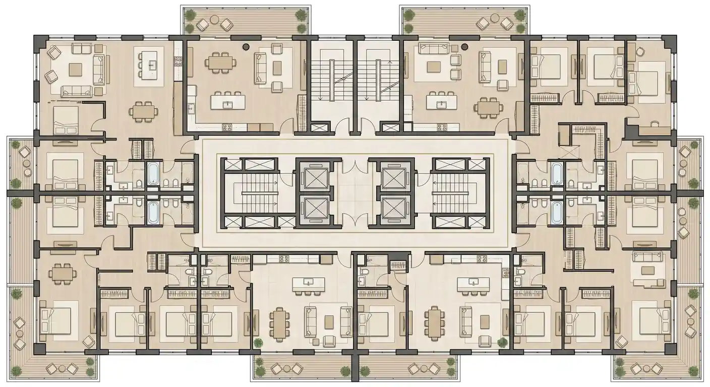 Mặt bằng Tara Maison