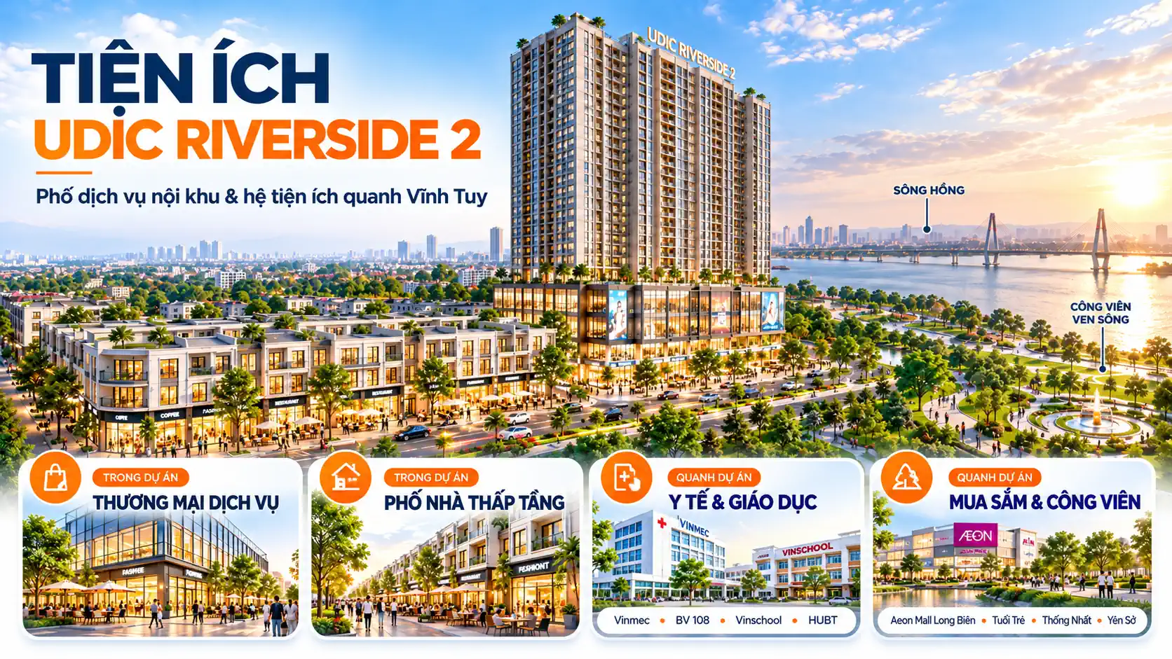Udic Riverside 2 – Tiện ích